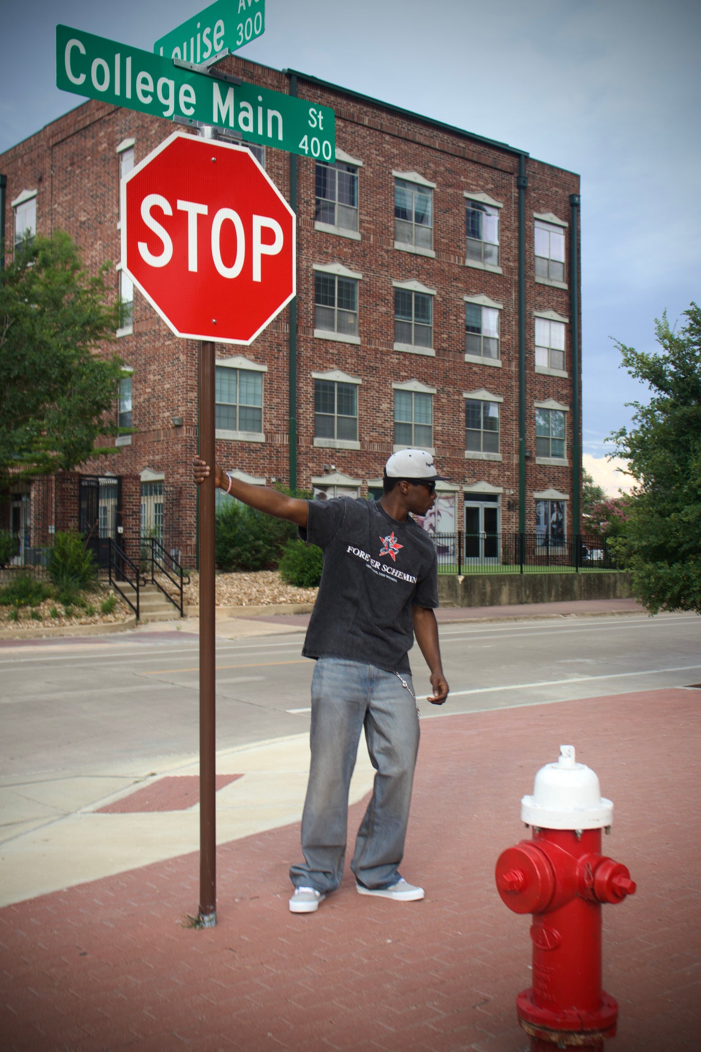 Forever Scheming Acid Wash T-Shirt