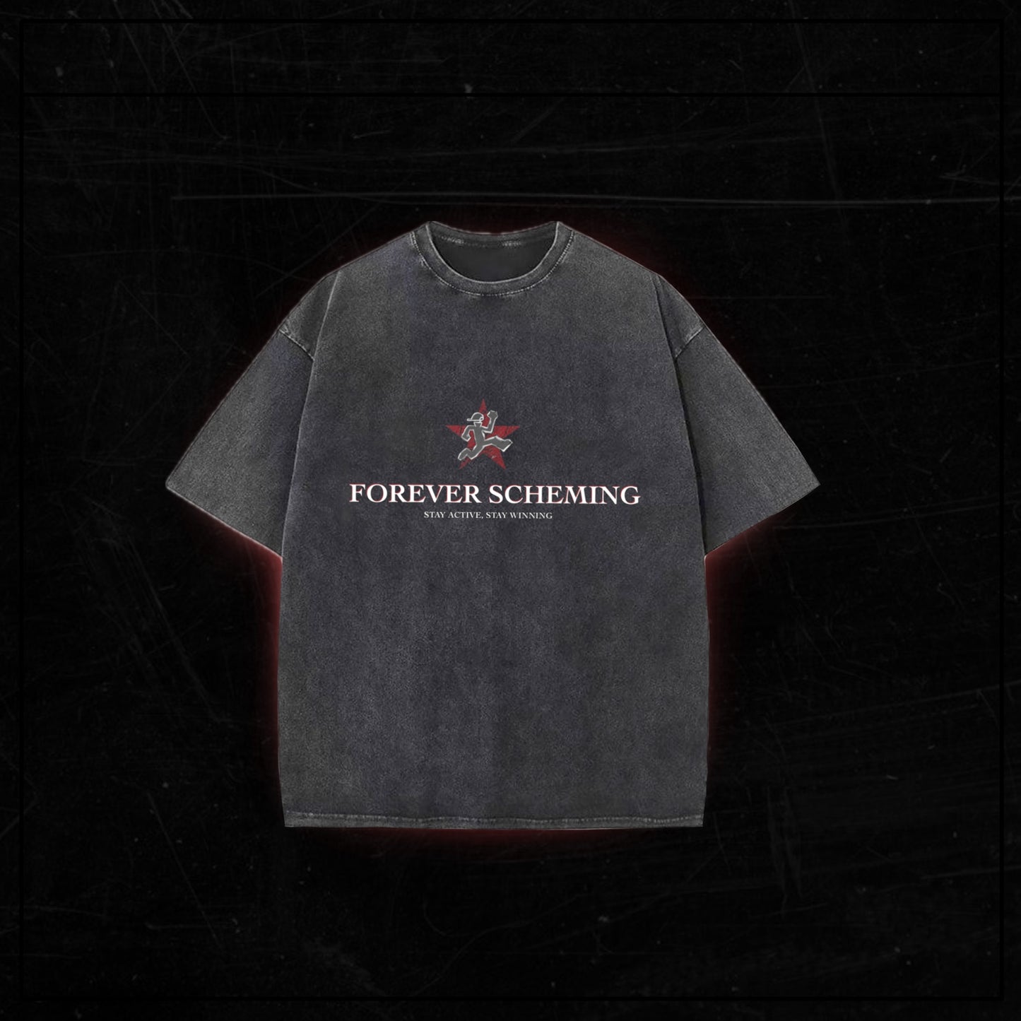Forever Scheming Acid Wash T-Shirt